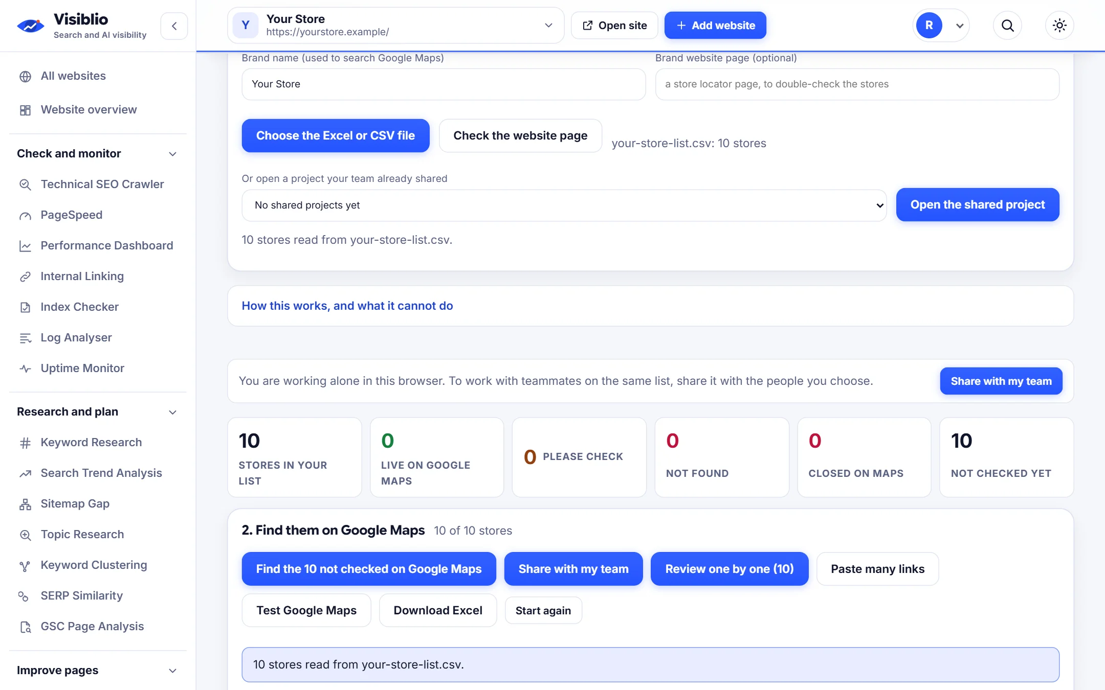 GBP Store Finder: A Maps search ready for every store