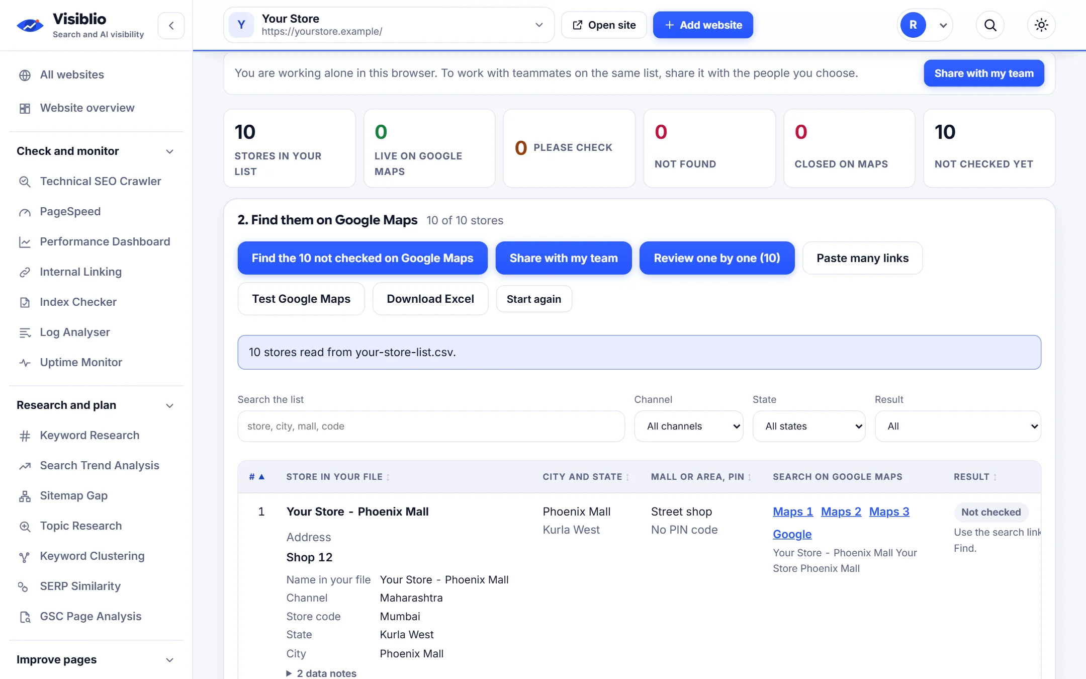 GBP Store Finder: Know when a listing is the right one