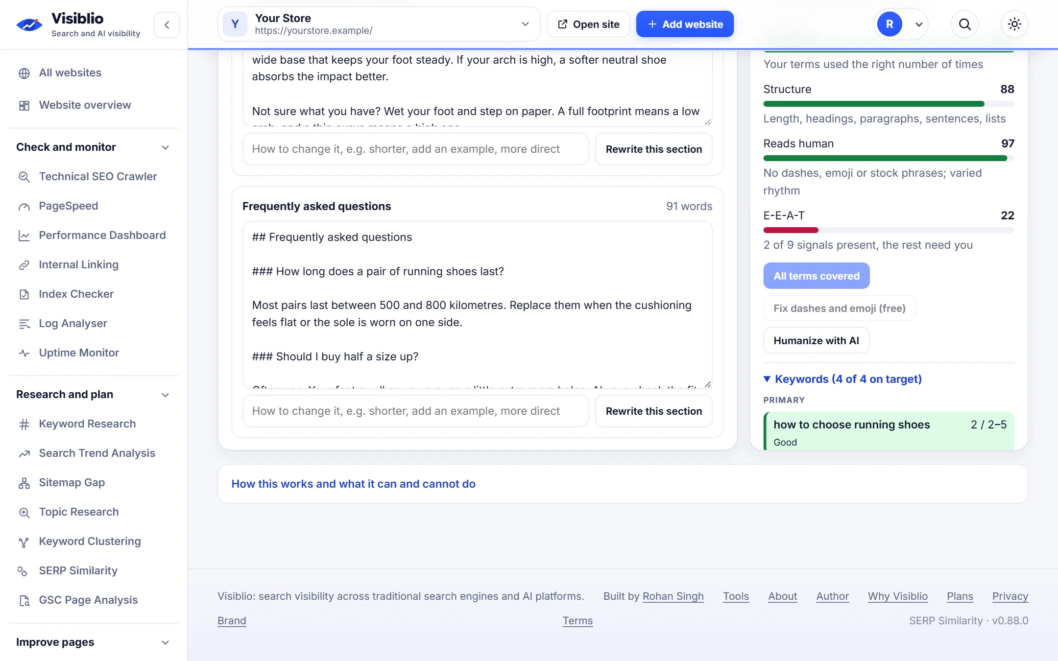 AI Writer: See what to improve while you edit